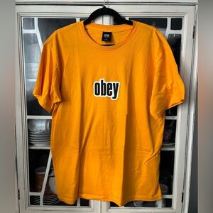 Orange Obey Top